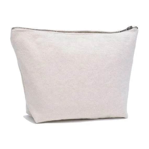 Small canvas cosmetic bags