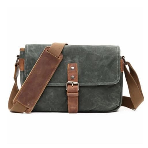 Waxed Canvas Camera Bags