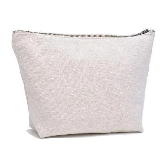Small canvas cosmetic bags
