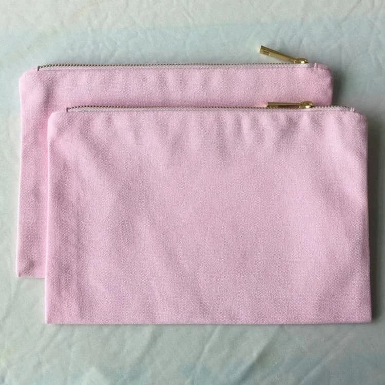 Canvas makeup bags