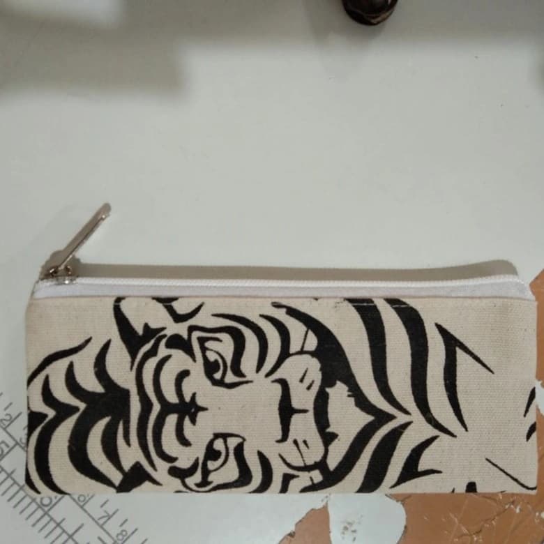 Canvas Zipper Pencil Pouches