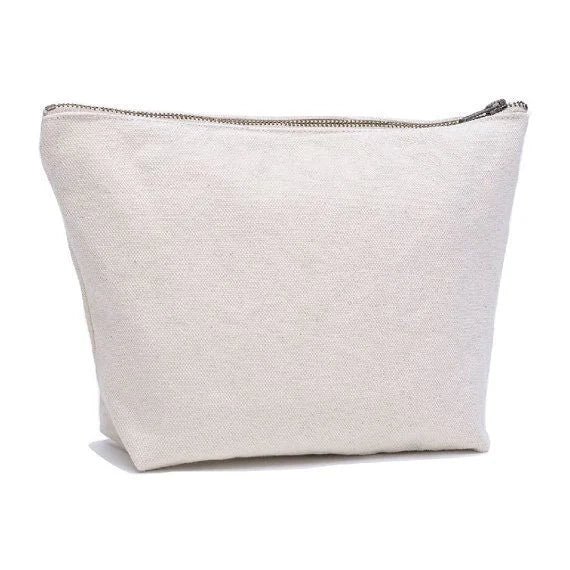Small canvas cosmetic bags