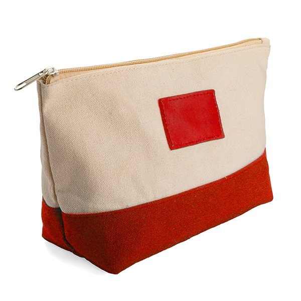 Personalised canvas makeup bags